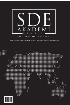 SDE Akademi Dergisi, Cilt 3, Sayı 3, Eylül 2023